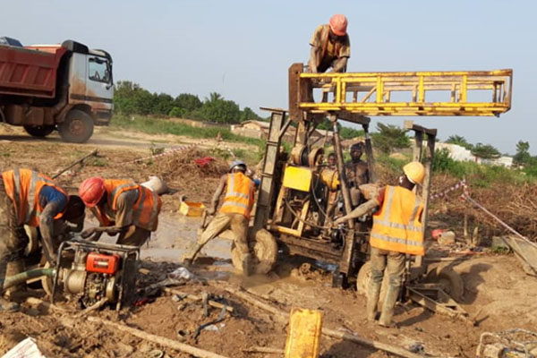 Installation du Forage à boko
